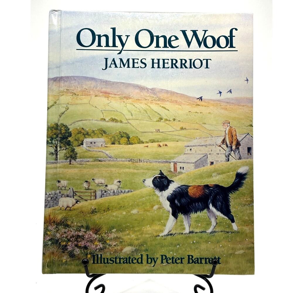 Vintage 1985 Only One Woof Book by James Herriot, Hardcover